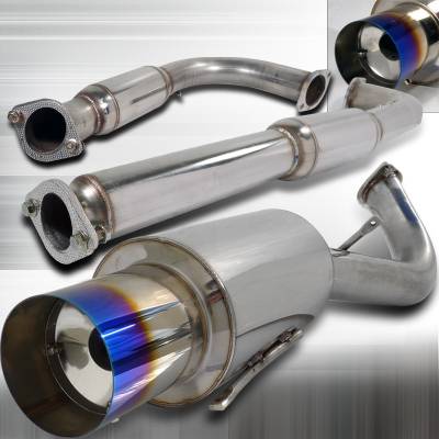 Mitsubishi Eclipse Spec-D N1 Style Catback Exhaust with Burnt Tip - MFCAT3-ELP95TT-SD