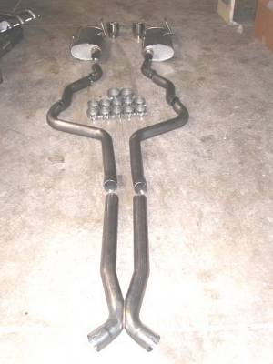 Ford Mustang Stainless Works Header & Exhaust System - MV6EXH-C