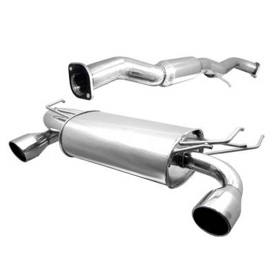 Nissan 350Z Spyder Dual Tip Cat-Back Exhaust - YZ-CB-3151330