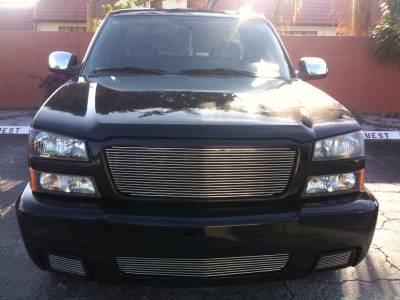 Chevrolet Silverado T-Rex Custom Full Opening - Horizontal Billet Grille - 20099