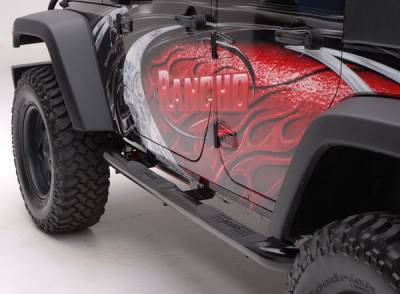 Jeep Wrangler Aries Sidebars - 3 Inch