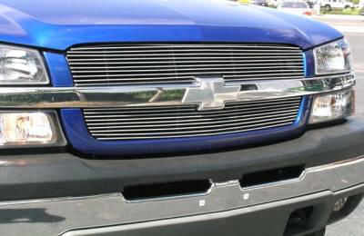 Chevrolet Silverado T-Rex Billet Grille Overlay - Bolt On & Insert - 2PC - 21100