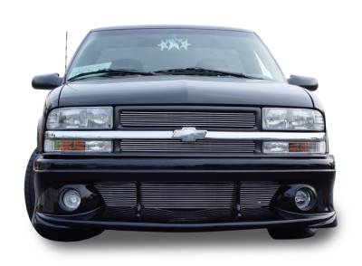 Chevrolet S10 T-Rex Billet Grille Overlay - Bolt On - 2PC - 21276