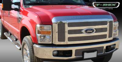 Ford Superduty T-Rex Billet Grille Overlay - Bolt On - 6PC - 21563