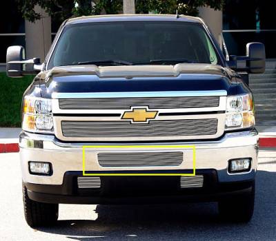 Chevrolet Silverado T-Rex Bumper Billet Grille - 25114