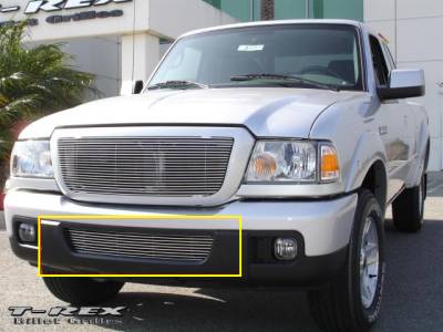 Ford Ranger T-Rex Bumper Grille Insert - 9 Bars - 25661