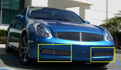 Infiniti G35 2DR T-Rex Bumper Billet Grille Insert - 2PC - 25797