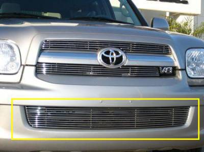 Toyota Sequoia T-Rex Bumper Billet Grille Insert - 10 Bars - 25901