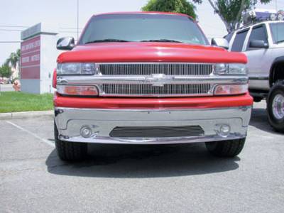 Chevrolet Silverado T-Rex Vertical Billet Grille Insert - 30075