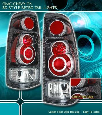 Retro Carbon Taillights