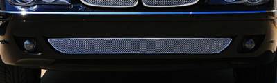 BMW 7 Series T-Rex Sport Series Formed Stainless Steel Mesh Bumper Grille with thin SS Frame - Triple Chrome Plated - 45998