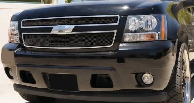 Chevrolet Avalanche T-Rex Sport Series Formed Mesh Grille - All Black Powdercoat - 2PC - 46051