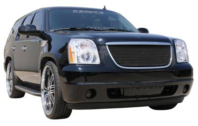 GMC Yukon T-Rex Sport Series Formed Mesh Grille - All Black Powdercoat - 46171