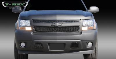 Chevrolet Avalanche T-Rex Upper Class Mesh Grille - All Black - 2PC Style - 51051