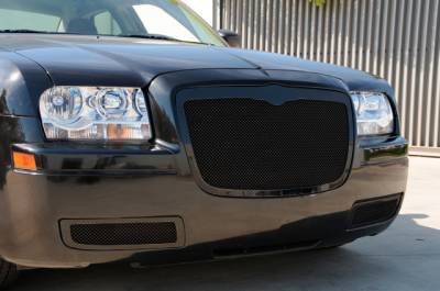 Chrysler 300 T-Rex Upper Class Mesh Grille - All Black - 51471