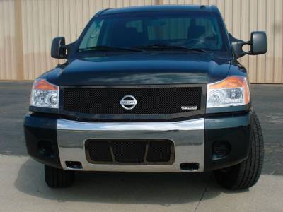 Nissan Armada T-Rex Upper Class Mesh Grille - All Black - 1PC - 51779