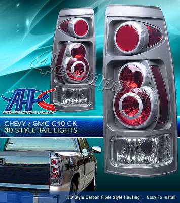 Retro Carbon Fiber Taillights