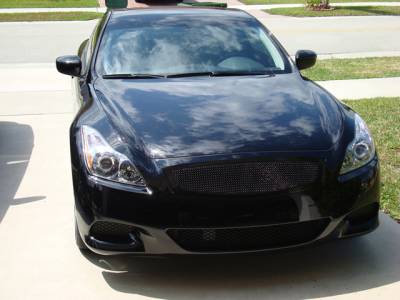 Infiniti G37 T-Rex Upper Class Mesh Grille - All Black - 51810