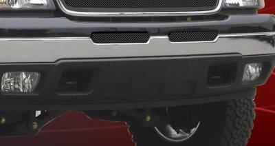 Chevrolet Silverado T-Rex Upper Class Bumper Mesh Grille - All Black - 52103