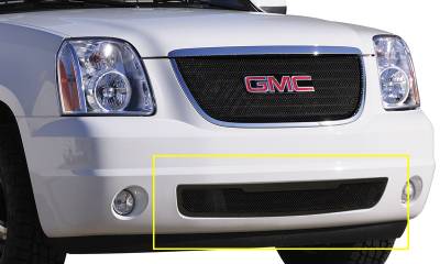 GMC Yukon T-Rex Upper Class Bumper Mesh Grille - All Black - 52172