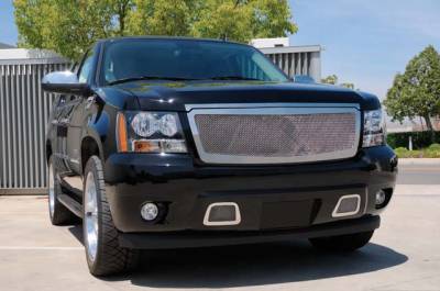 Chevrolet Avalanche T-Rex Upper Class Polished Stainless Mesh Grille - 1PC - 54053