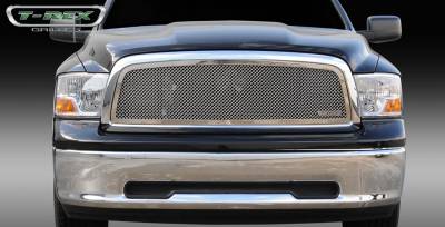 Dodge Ram T-Rex Upper Class Polished Stainless Mesh Grille - Full Open - 1PC - 54457