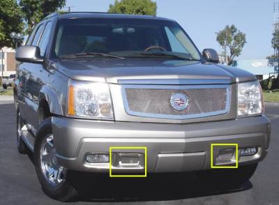 Cadillac Escalade T-Rex Upper Class Polished Stainless Bumper Mesh Grille - 55183