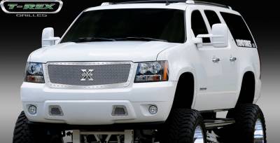 Chevrolet Avalanche T-Rex X-Metal Series Studded Main Grille - Polished Stainless Steel - Custom - 1PC Style - 6710520