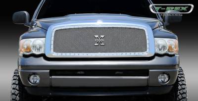 Dodge Ram T-Rex X-Metal Series Studded Main Grille - Custom Full Opening - Polished Stainless Steel - 1PC - 6714610