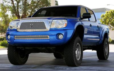 Toyota Tacoma T-Rex X-Metal Series Studded Main Grille - Polished Stainless Steel - 6719360