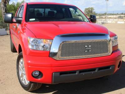 Toyota Tundra T-Rex X-Metal Series Studded Main Grille - Polished Stainless Steel - 6719590