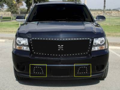 Chevrolet Avalanche T-Rex X-Metal Series Studded Bumper Grille - All Black - 6720511