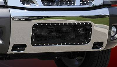 Nissan Armada T-Rex X-Metal Series Studded Bumper Grille - All Black - 6727801