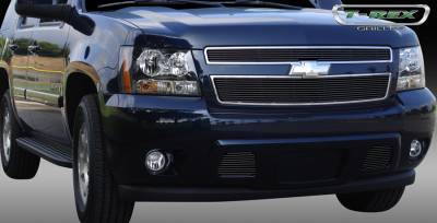 Chevrolet Avalanche T-Rex Billet Grille Overlay - Bolt On - All Black - 2PC - 21051B