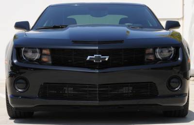 Chevrolet Camaro T-Rex Bumper Billet Grille - All Black - 25028B