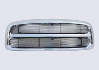 Dodge Ram Street Scene Chrome Grille Shell with 2 Piece 4mm Billet Grille - 950-75532