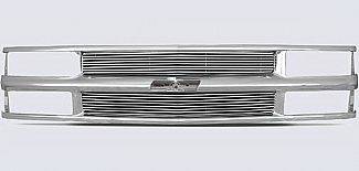 Chevrolet CK Truck Street Scene Chrome Grille Shell with 4mm Billet Grille - 950-75545