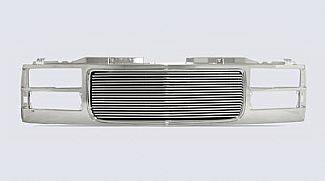 GMC CK Truck Street Scene Chrome Grille Shell with 8mm Polished Billet Grille - 950-75563