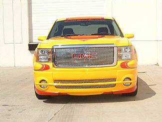 GMC Sierra Street Scene Satin Aluminum Grille for Generation 1 Bumper Cover - 950-77196