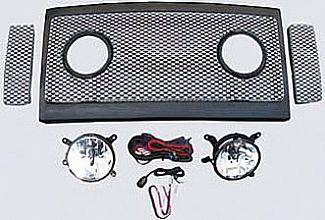 Ford F250 Street Scene Grille Shell Surround with Light Kit - Chrome - 950-78582