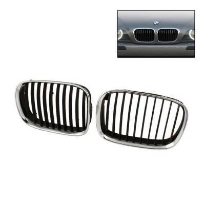 BMW 7 Series Spyder Front Grille - Black - GRI-CH-BE3899-BK