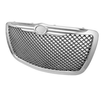 Chrysler 300 Spyder Front Grille - Chrome - GRI-SP-C300C-C