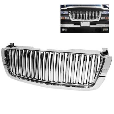 Chevrolet Silverado Spyder Front Grille - Chrome - GRI-SP-CS03-CT-C