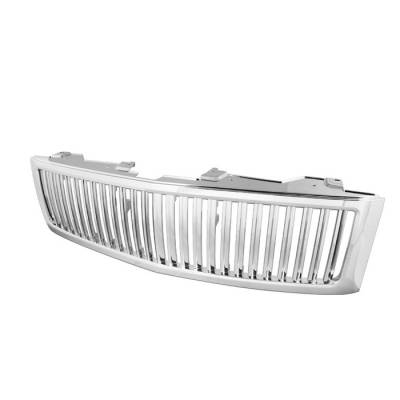 Chevrolet Silverado Spyder Vertical Front Grille - Chrome - GRI-SP-CS07-VT-C