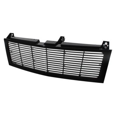 Chevrolet Silverado Spyder Horizontal Front Grille - Black - GRI-SP-CS99-CT-H-BK