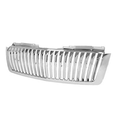 Chevrolet Avalanche Spyder Front Grille - Chrome - GRI-SP-CSUB07-C