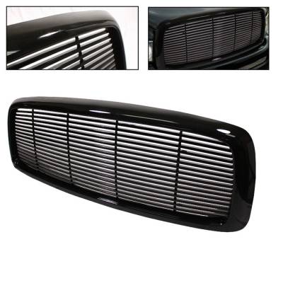 Dodge Ram Spyder Front Grille - Black - GRI-SP-DR02-BK