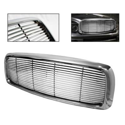 Dodge Ram Spyder Front Grille - Chrome - GRI-SP-DR02-C