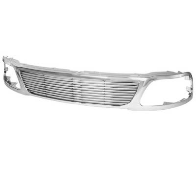 Ford F150 Spyder Front Grille - Chrome - GRI-SP-FF15097-C