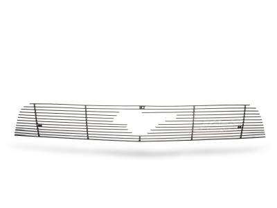 Ford Mustang Stack Racing Billet Upper Grille - GRL-10-V6-UPC-BLK